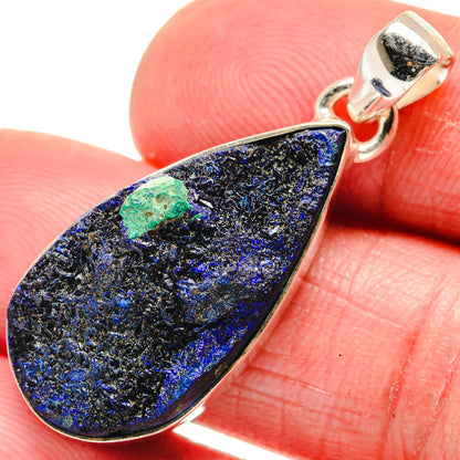 Azurite Pendants handcrafted by Ana Silver Co - PD21112