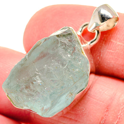 Aquamarine Pendants handcrafted by Ana Silver Co - PD21126