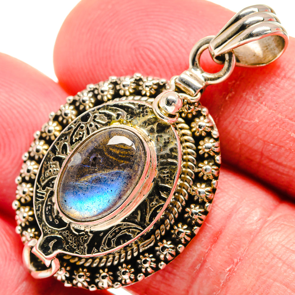 Labradorite Pendants handcrafted by Ana Silver Co - PD21151