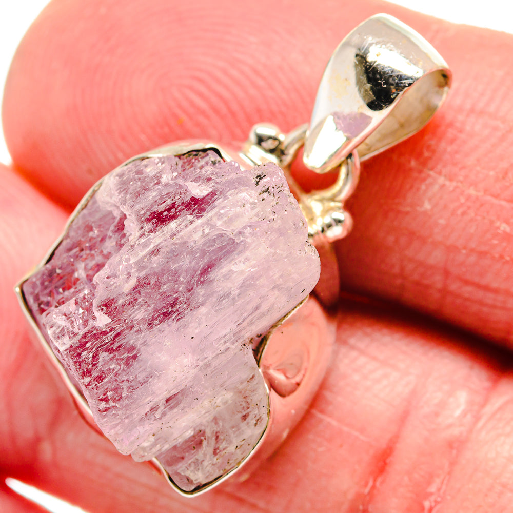 Kunzite Pendants handcrafted by Ana Silver Co - PD21178