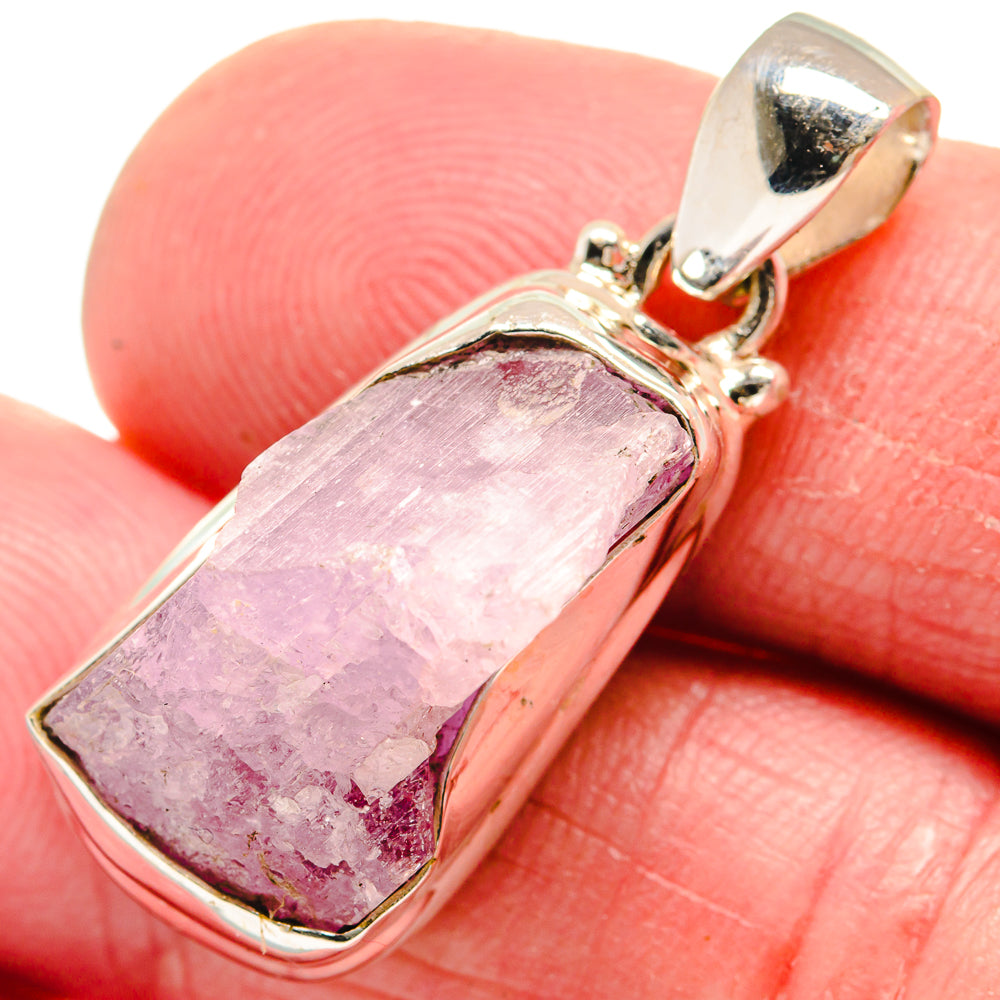 Kunzite Pendants handcrafted by Ana Silver Co - PD21180