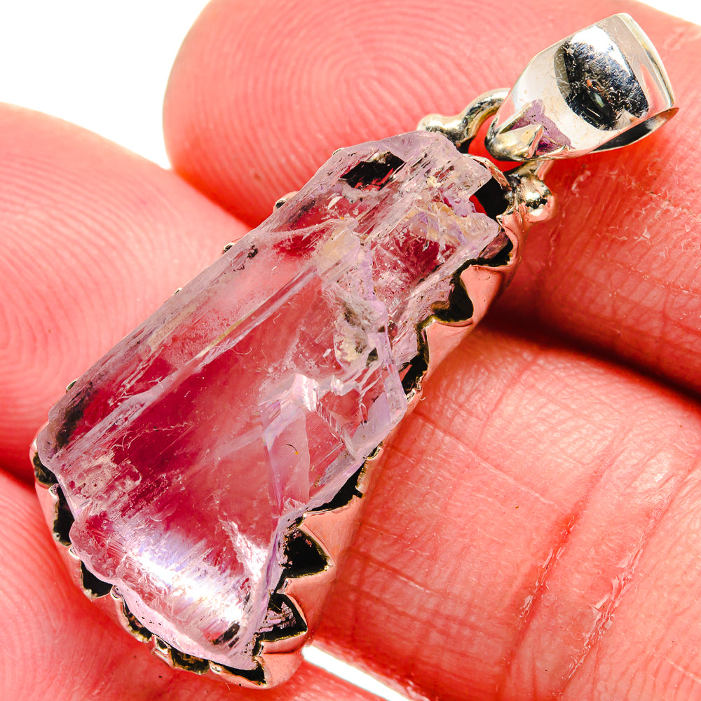 Kunzite Pendants handcrafted by Ana Silver Co - PD21181
