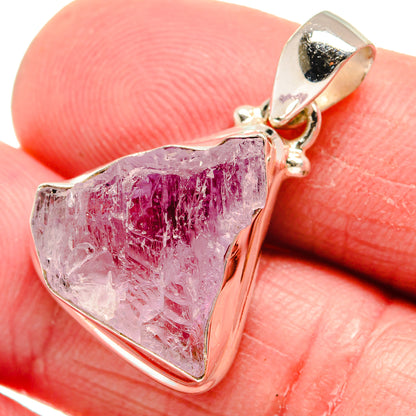 Kunzite Pendants handcrafted by Ana Silver Co - PD21182