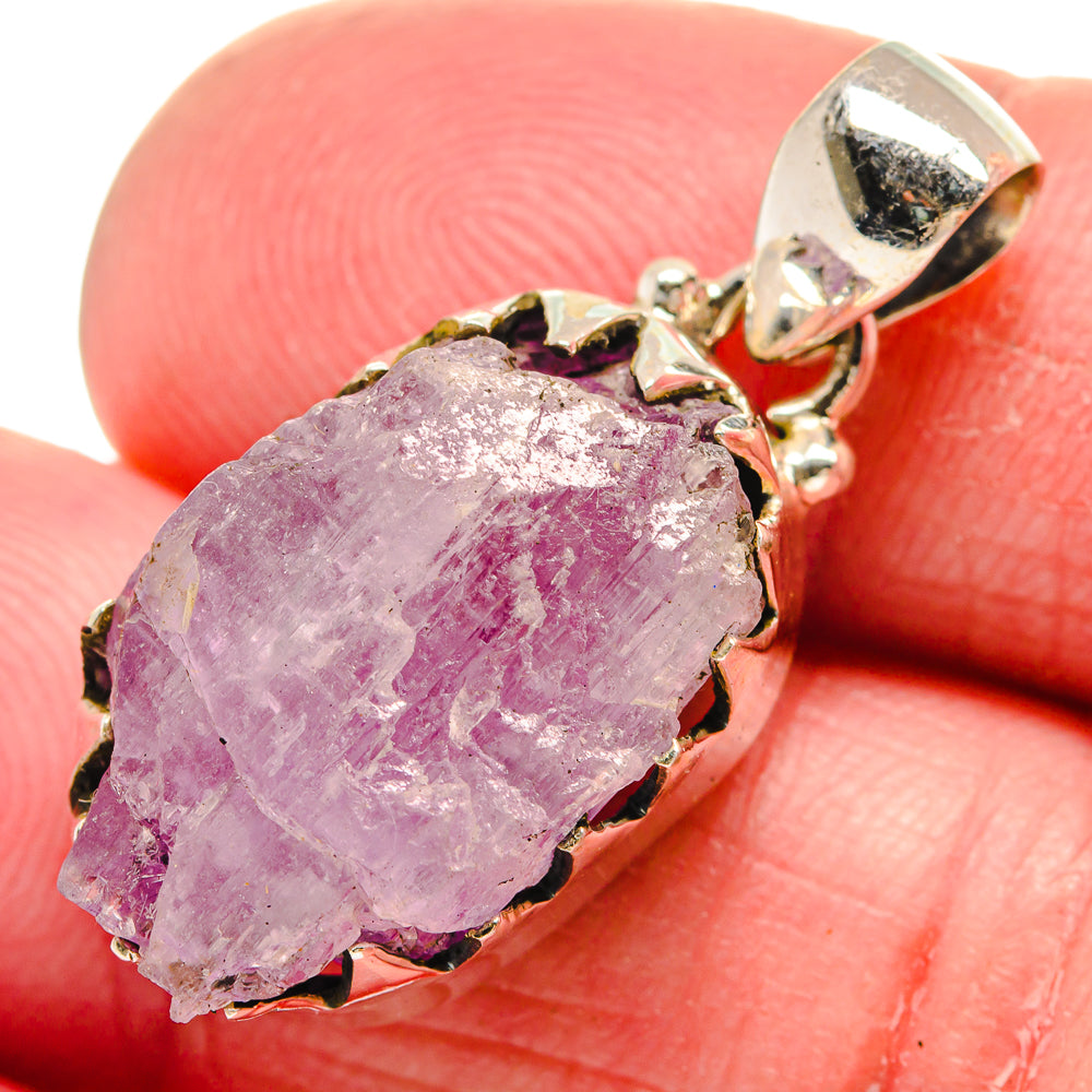 Kunzite Pendants handcrafted by Ana Silver Co - PD21183