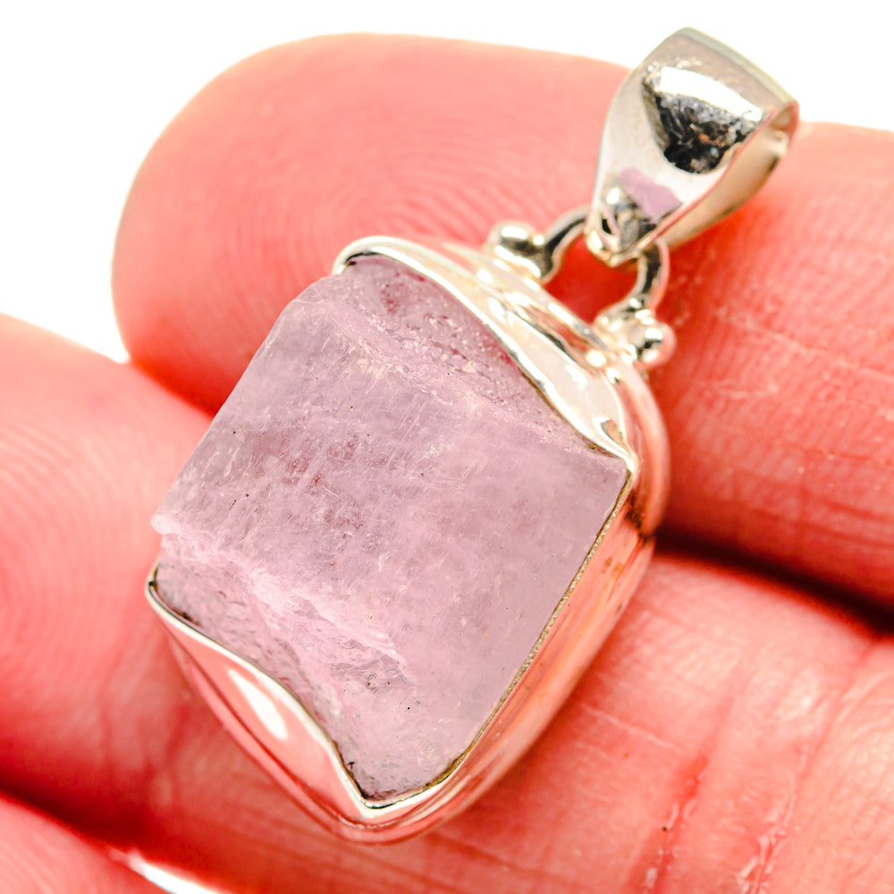 Kunzite Pendants handcrafted by Ana Silver Co - PD21185