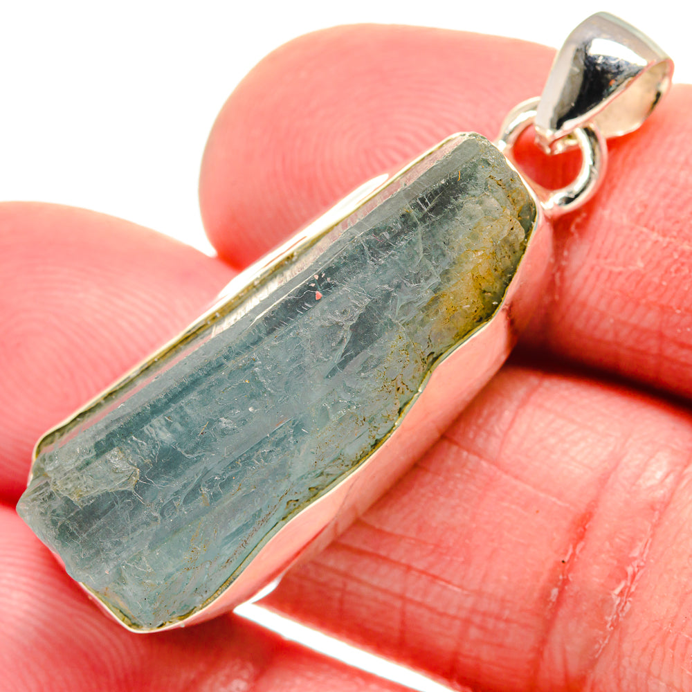 Aquamarine Pendants handcrafted by Ana Silver Co - PD21186