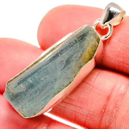 Aquamarine Pendants handcrafted by Ana Silver Co - PD21186