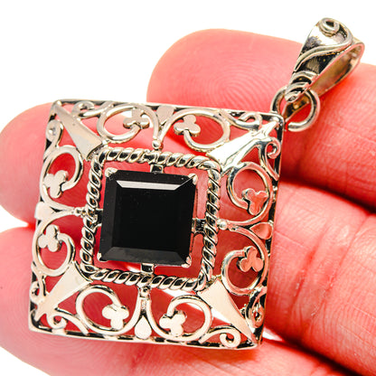Black Onyx Pendants handcrafted by Ana Silver Co - PD21189