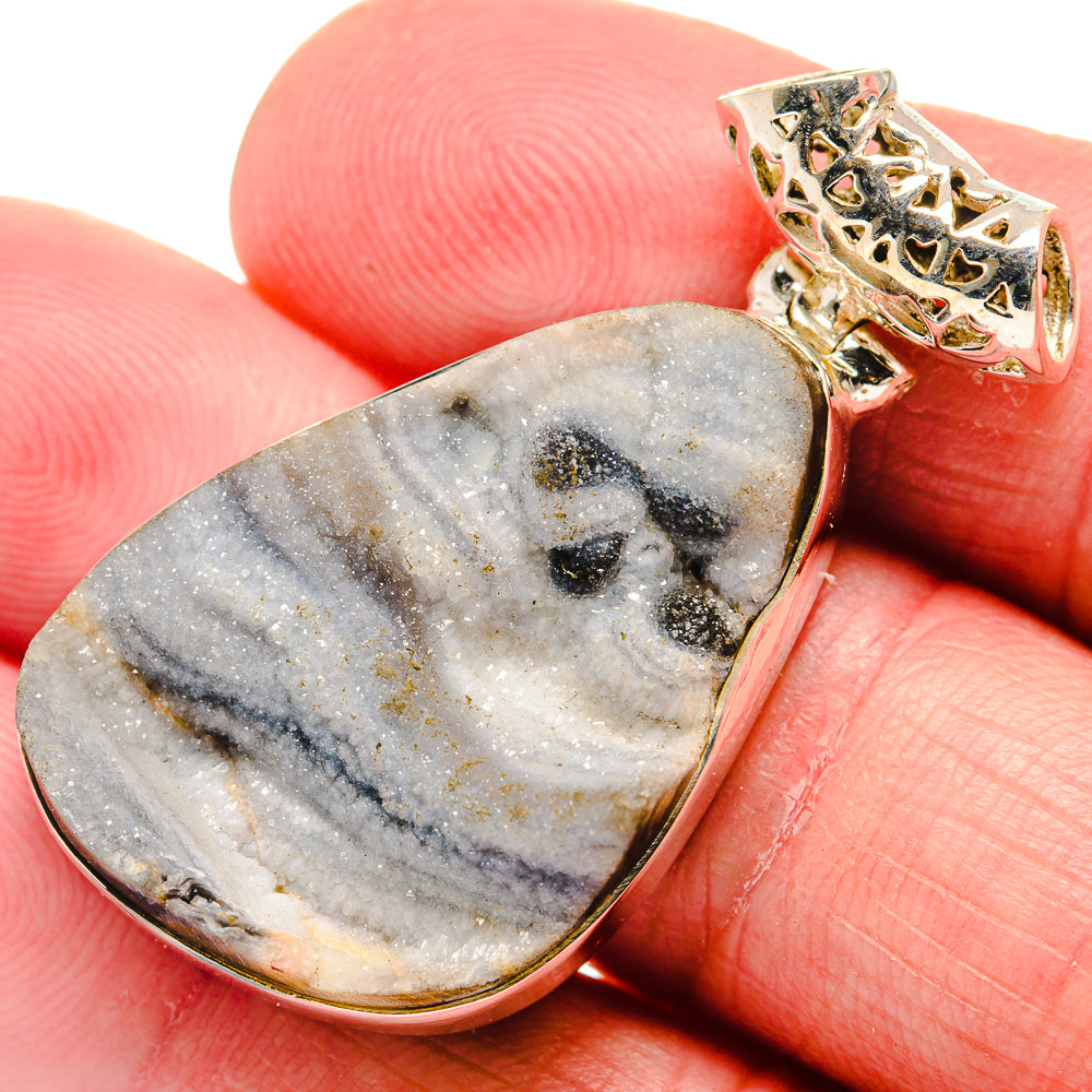 Desert Druzy Pendants handcrafted by Ana Silver Co - PD21204