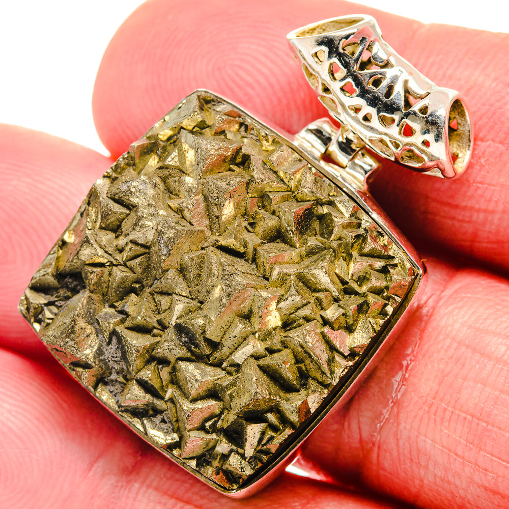 Pyrite Pendants handcrafted by Ana Silver Co - PD21220