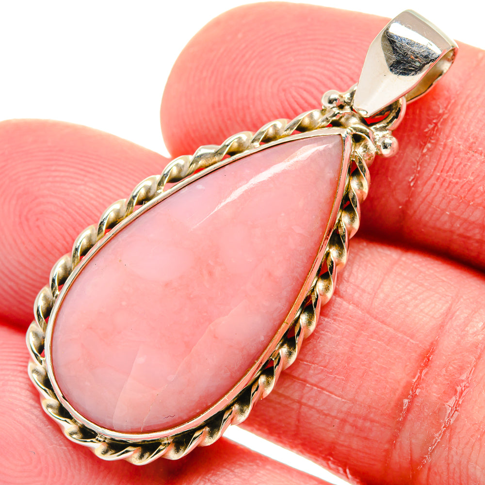 Pink Opal Pendants handcrafted by Ana Silver Co - PD21221
