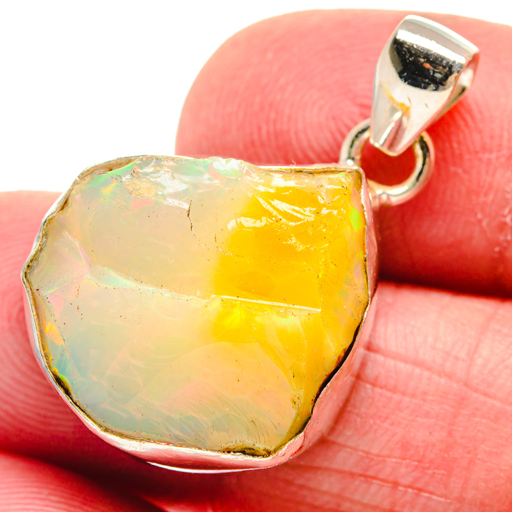 Ethiopian Opal Pendants handcrafted by Ana Silver Co - PD21231