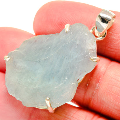 Aquamarine Pendants handcrafted by Ana Silver Co - PD21237