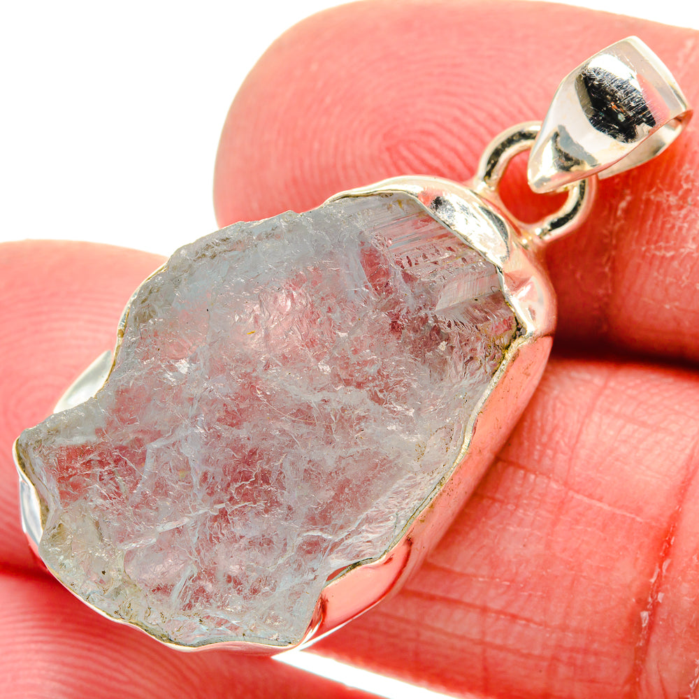 Aquamarine Pendants handcrafted by Ana Silver Co - PD21239