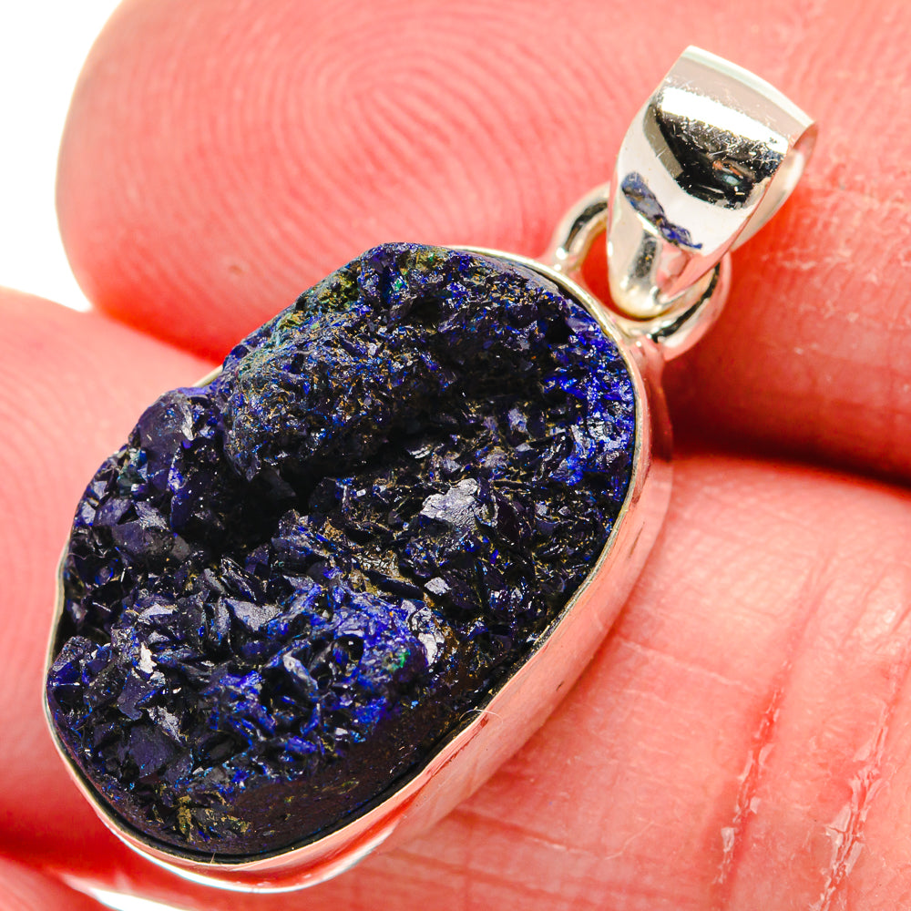Azurite Pendants handcrafted by Ana Silver Co - PD21241