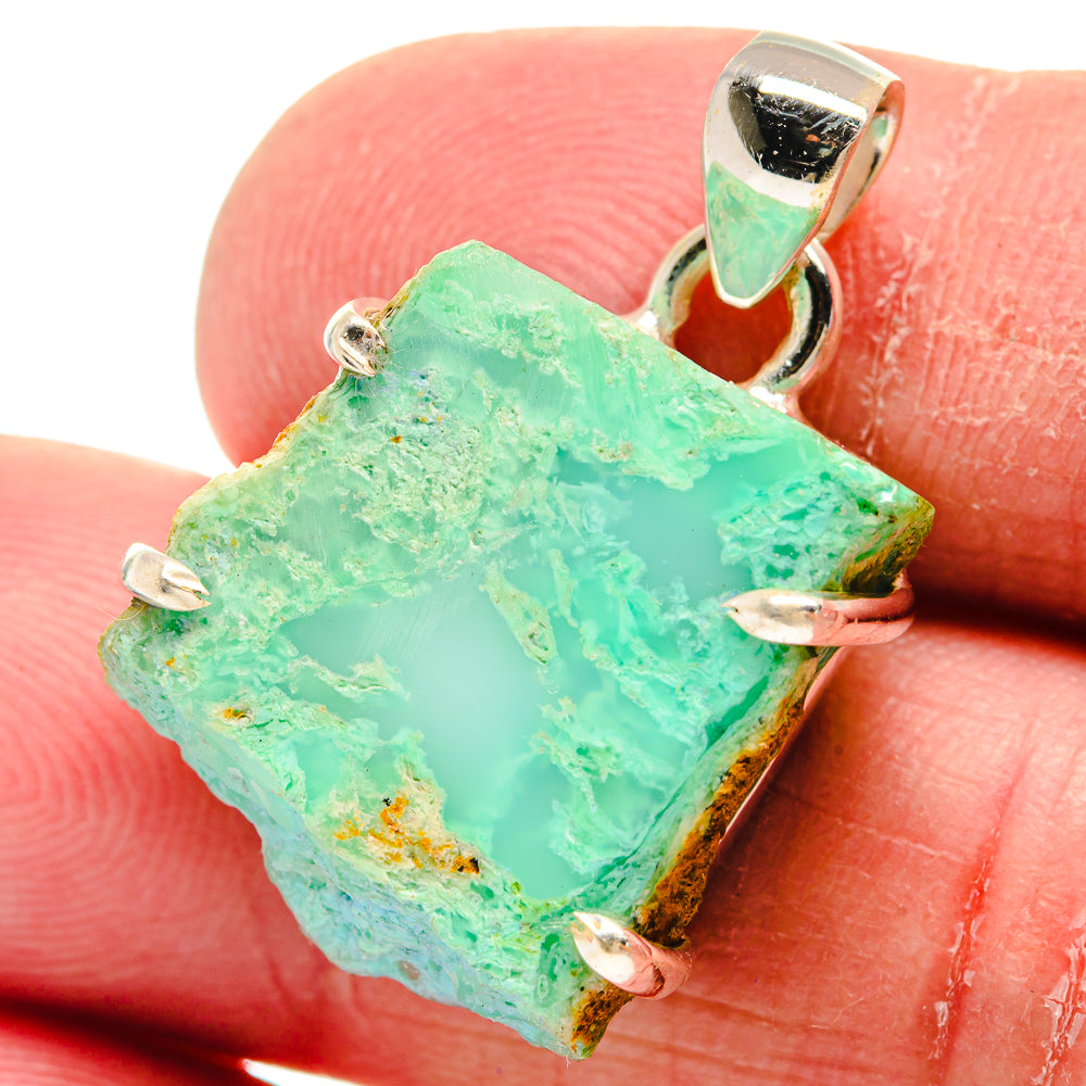 Chrysoprase Pendants handcrafted by Ana Silver Co - PD21242