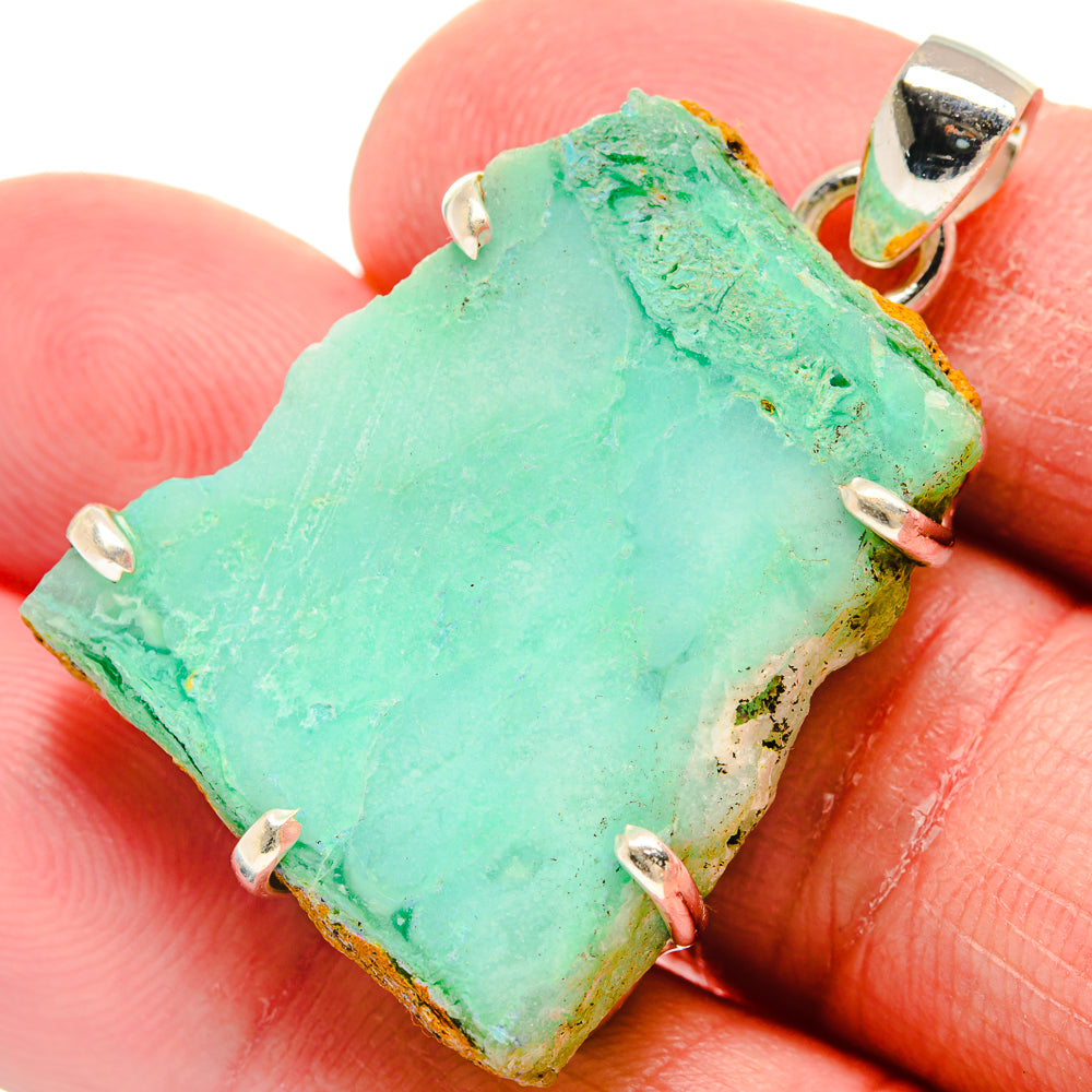 Chrysoprase Pendants handcrafted by Ana Silver Co - PD21244