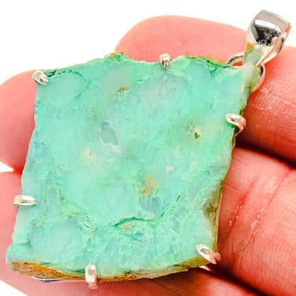 Chrysoprase Pendants handcrafted by Ana Silver Co - PD21245