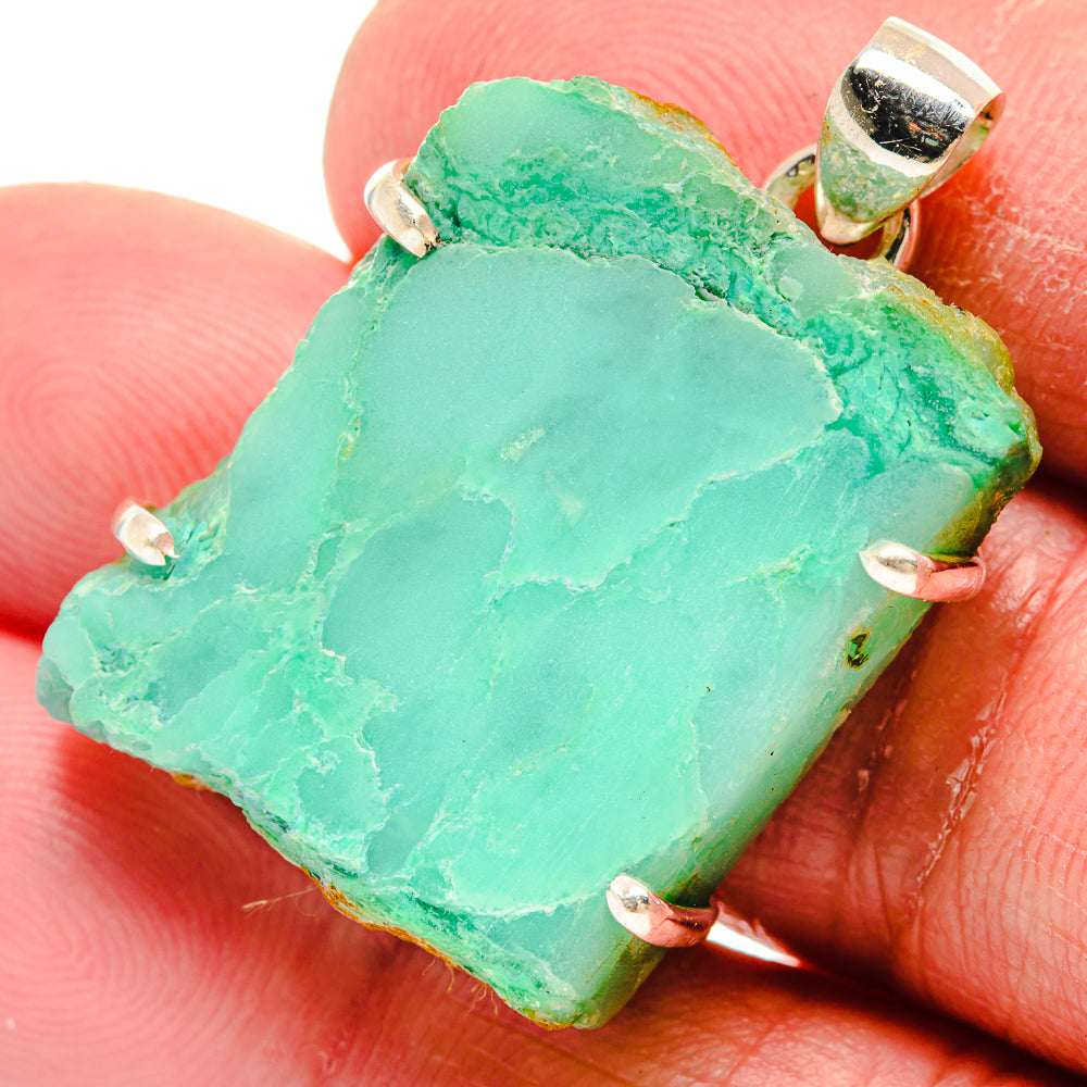 Chrysoprase Pendants handcrafted by Ana Silver Co - PD21248