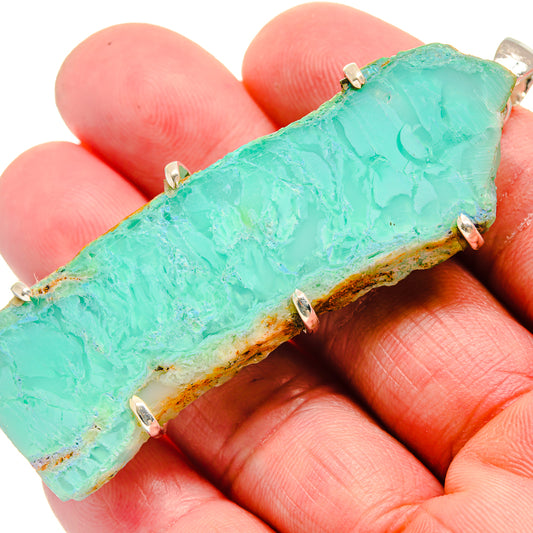 Chrysoprase Pendants handcrafted by Ana Silver Co - PD21252