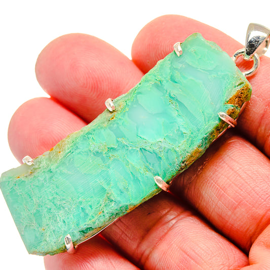 Chrysoprase Pendants handcrafted by Ana Silver Co - PD21253