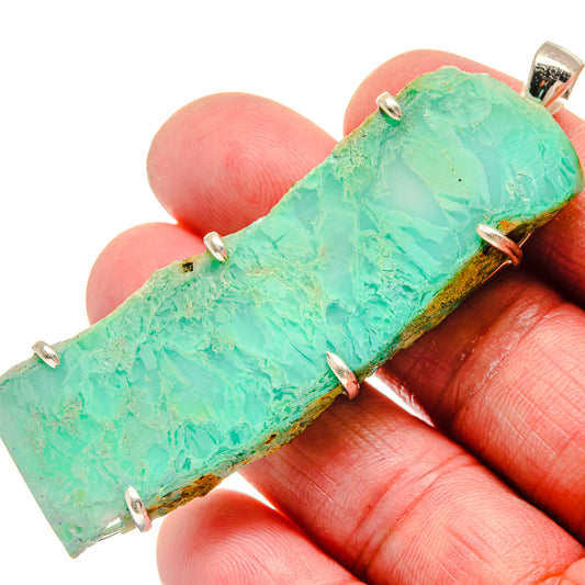 Chrysoprase Pendants handcrafted by Ana Silver Co - PD21254