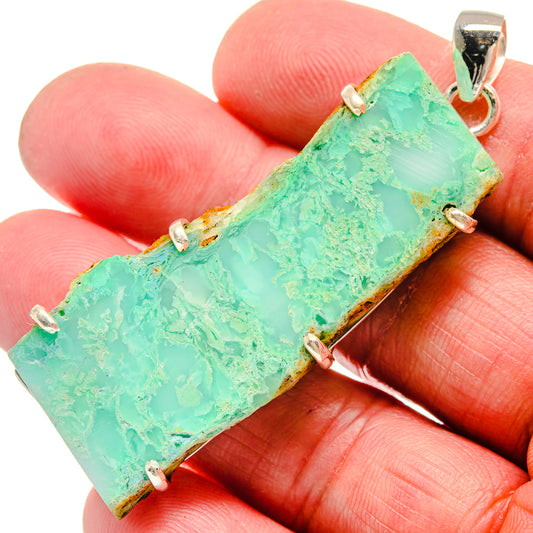 Chrysoprase Pendants handcrafted by Ana Silver Co - PD21257