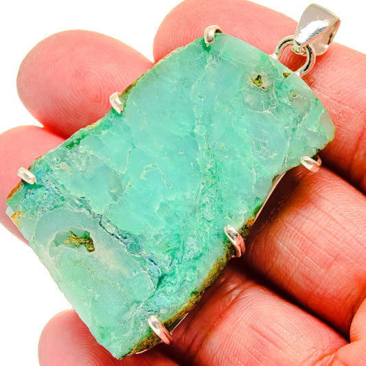 Chrysoprase Pendants handcrafted by Ana Silver Co - PD21258