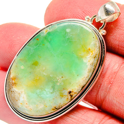 Peruvian Opal Pendants handcrafted by Ana Silver Co - PD21271