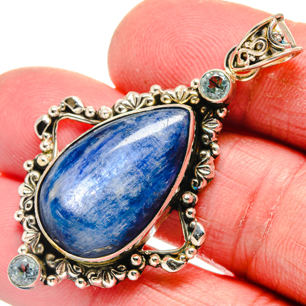 Kyanite Pendants handcrafted by Ana Silver Co - PD21281