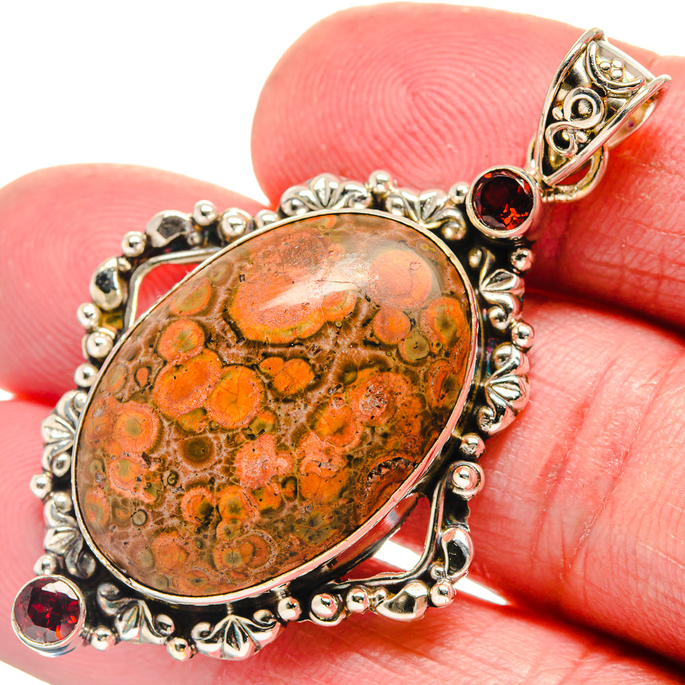 Ocean Jasper Pendants handcrafted by Ana Silver Co - PD21291