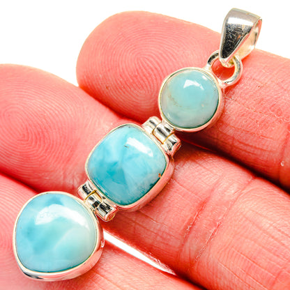 Larimar Pendants handcrafted by Ana Silver Co - PD21310