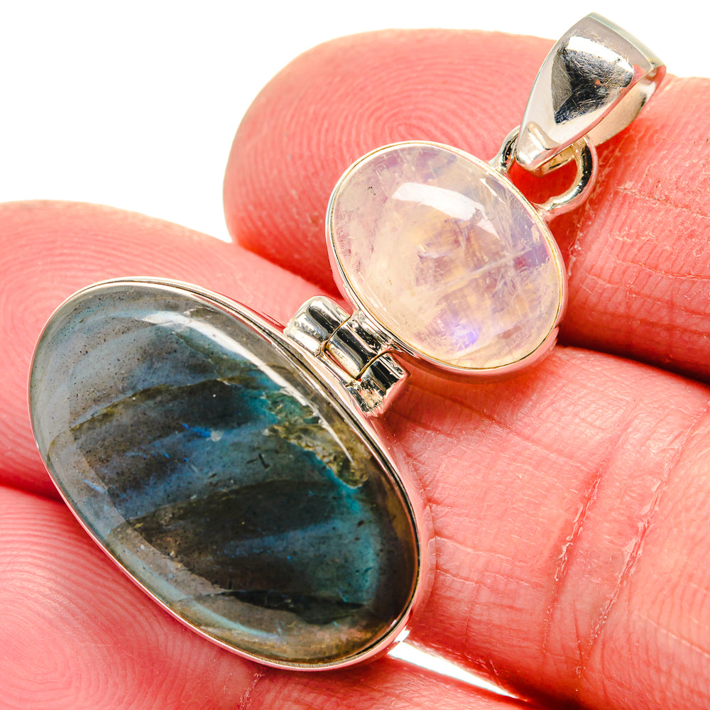 Labradorite Pendants handcrafted by Ana Silver Co - PD21332