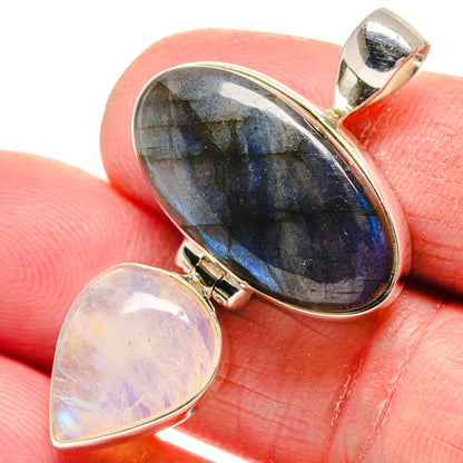 Labradorite Pendants handcrafted by Ana Silver Co - PD21334