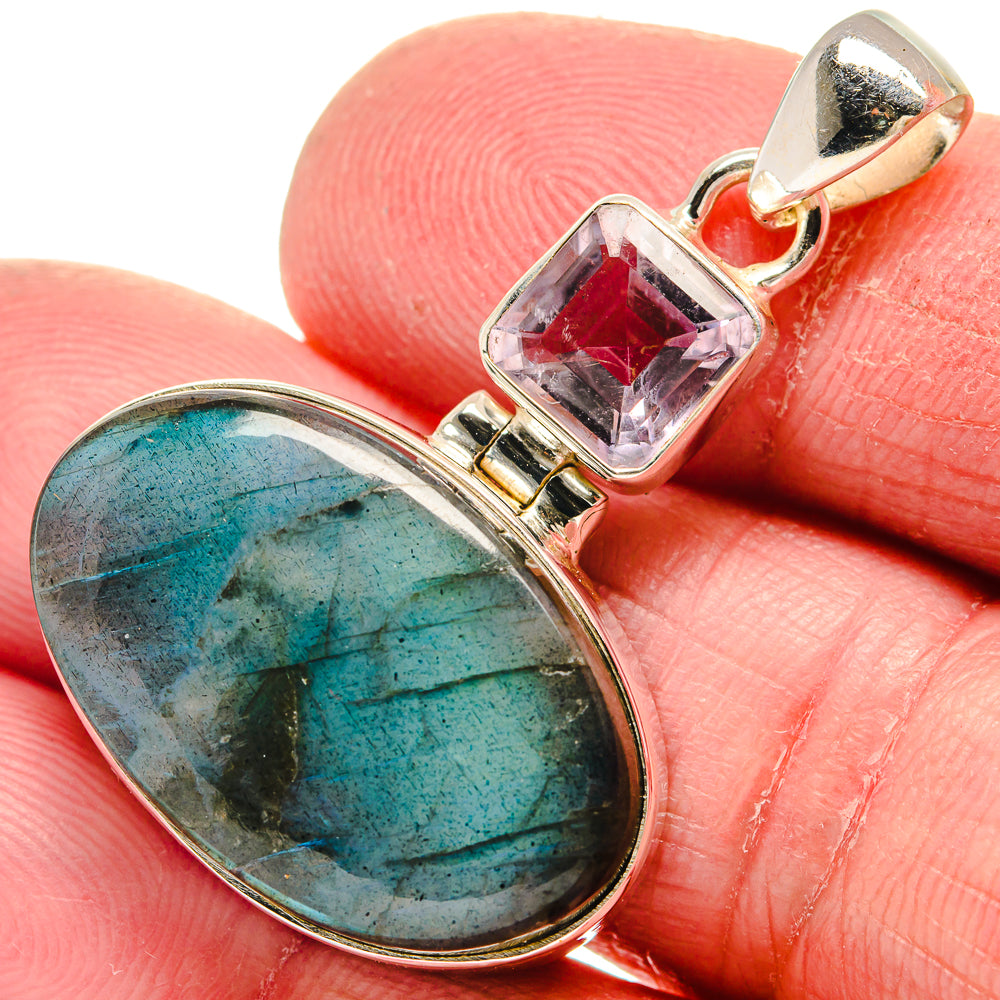 Labradorite Pendants handcrafted by Ana Silver Co - PD21339