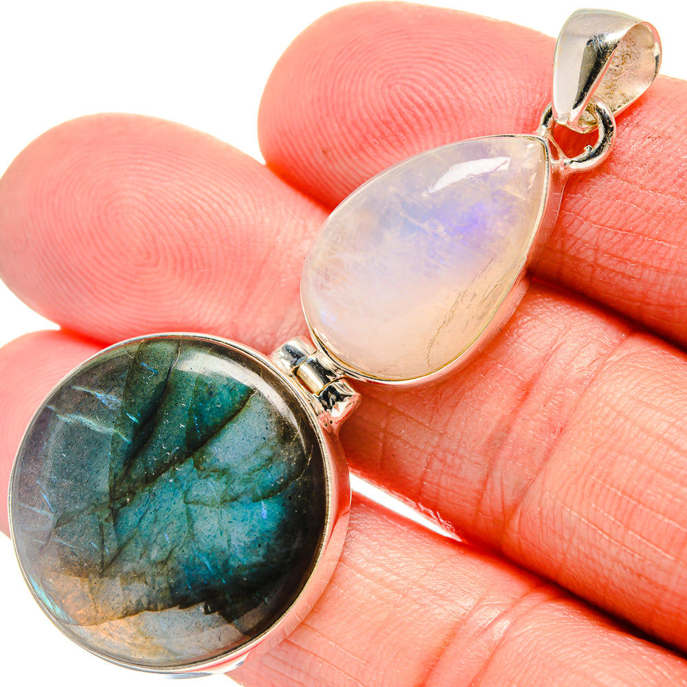 Labradorite Pendants handcrafted by Ana Silver Co - PD21340