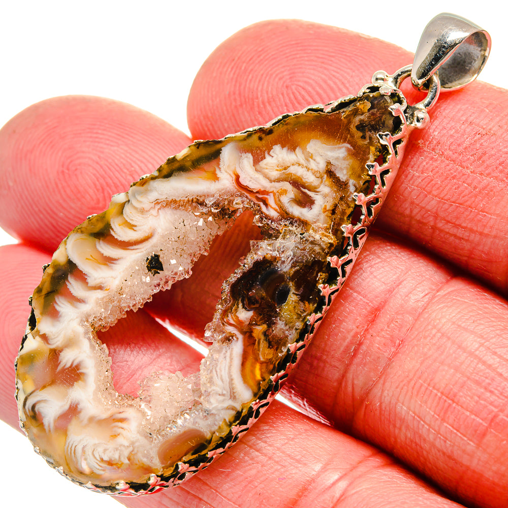 Occo Geode Pendants handcrafted by Ana Silver Co - PD21351