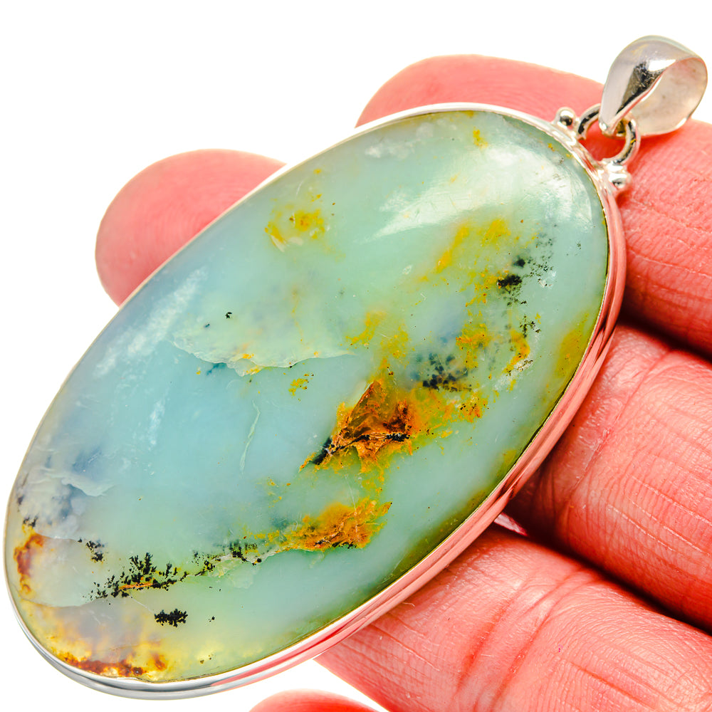 Peruvian Opal Pendants handcrafted by Ana Silver Co - PD21353