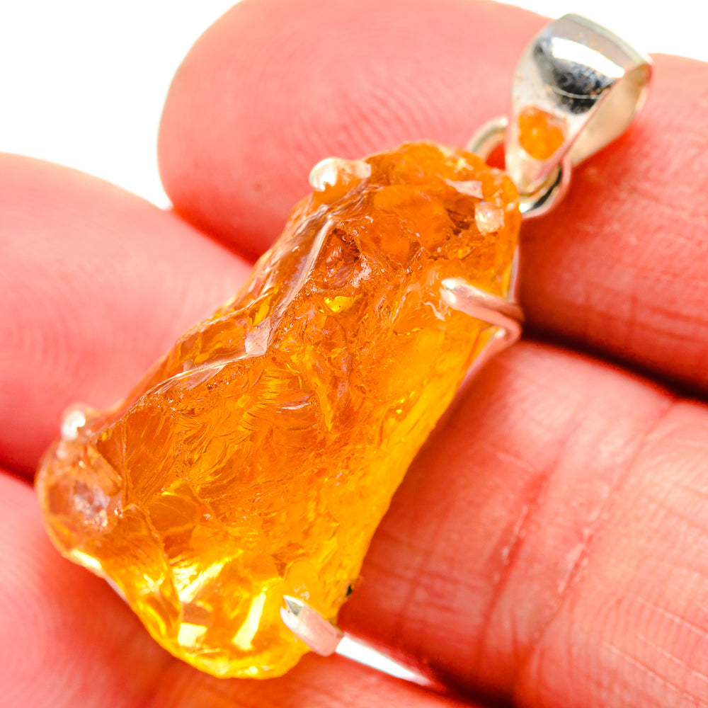 Citrine Pendants handcrafted by Ana Silver Co - PD21375