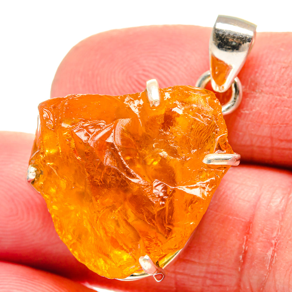 Citrine Pendants handcrafted by Ana Silver Co - PD21378