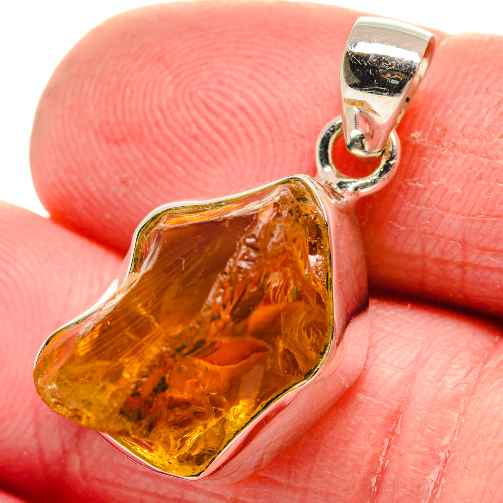 Citrine Pendants handcrafted by Ana Silver Co - PD21379