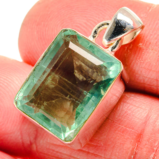 Green Fluorite Pendants handcrafted by Ana Silver Co - PD21387