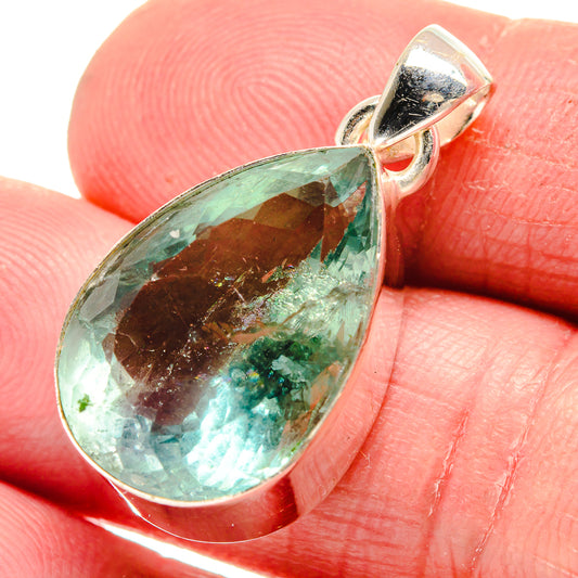 Green Fluorite Pendants handcrafted by Ana Silver Co - PD21391