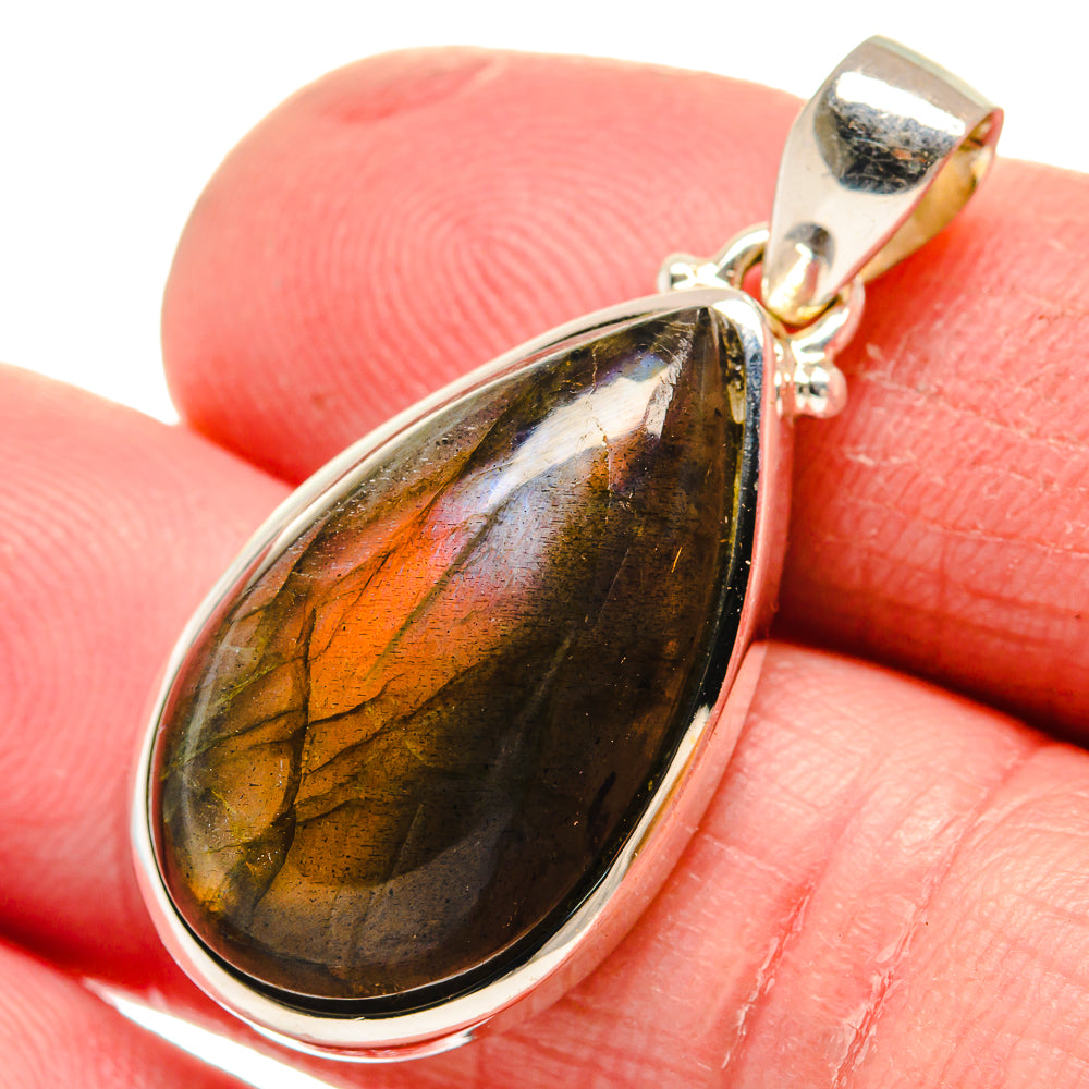 Labradorite Pendants handcrafted by Ana Silver Co - PD21400