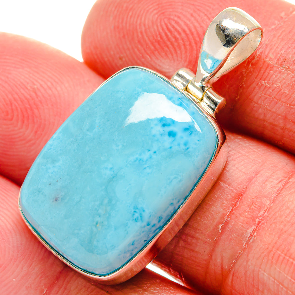Larimar Pendants handcrafted by Ana Silver Co - PD21401