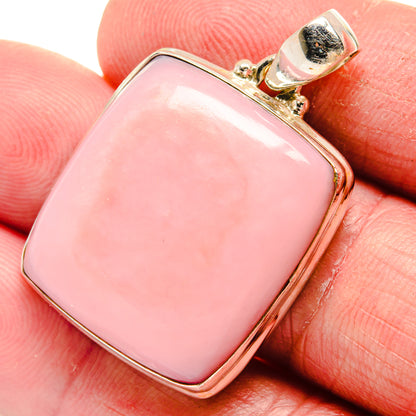Pink Opal Pendants handcrafted by Ana Silver Co - PD21402