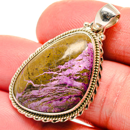 Stichtite Pendants handcrafted by Ana Silver Co - PD21403