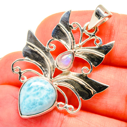 Larimar Pendants handcrafted by Ana Silver Co - PD21415