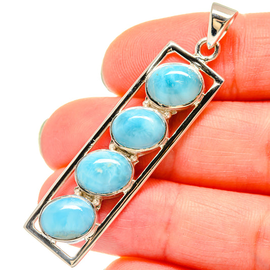 Larimar Pendants handcrafted by Ana Silver Co - PD21419