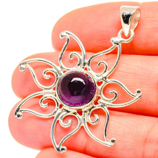 Amethyst Pendants handcrafted by Ana Silver Co - PD21428